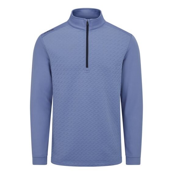 Ping Whister 3D Jacquard Golf Fleece - Airforce