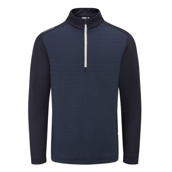 Ping Whister 3D Jacquard Golf Fleece - Navy